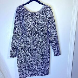 Kardashian kollection leopard dress